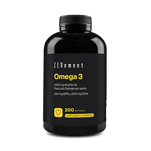 Omega-3 Aceite de pescado salvaje 1000mg 35% EPA I 25% DHA|Antiinflamatorio