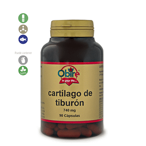Cartílago de tiburón 740 mg.