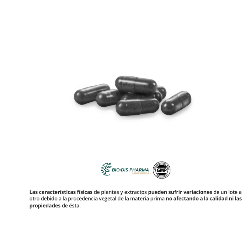 carbon comples2 Carbón vegetal activado (complex) 1500 mg. (ext. seco)|Gases, Hincahzón - Imagen 3