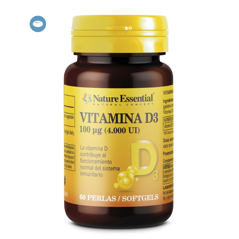 vitamina d3 nature1 Vitamina D3 100 mcg. (4000 U.I)|Defensas, Huesos,Función Muscular.
