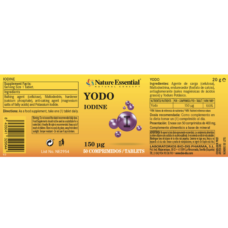 yodo nature2 Yodo 150 mcg - Imagen 2