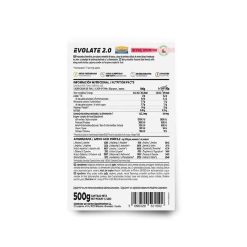 evolate 2.0 sin endulcorantes (whey isolate cfm)|proteina evolate 2.0 sin endulcorantes (whey isolate cfm)|proteina
